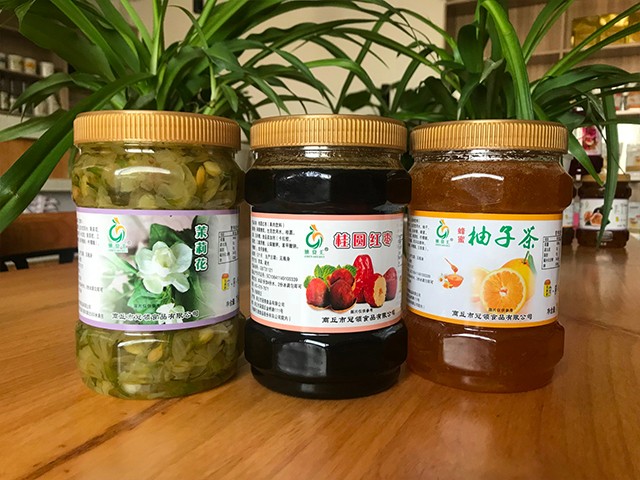 茉莉花花茶、桂圓紅棗花茶、柚子花茶